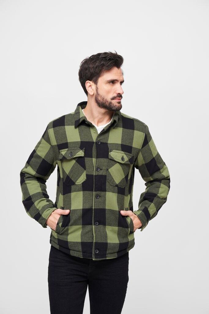 Winter Jacket Brandit Lumberjacket (9478) Black/olive