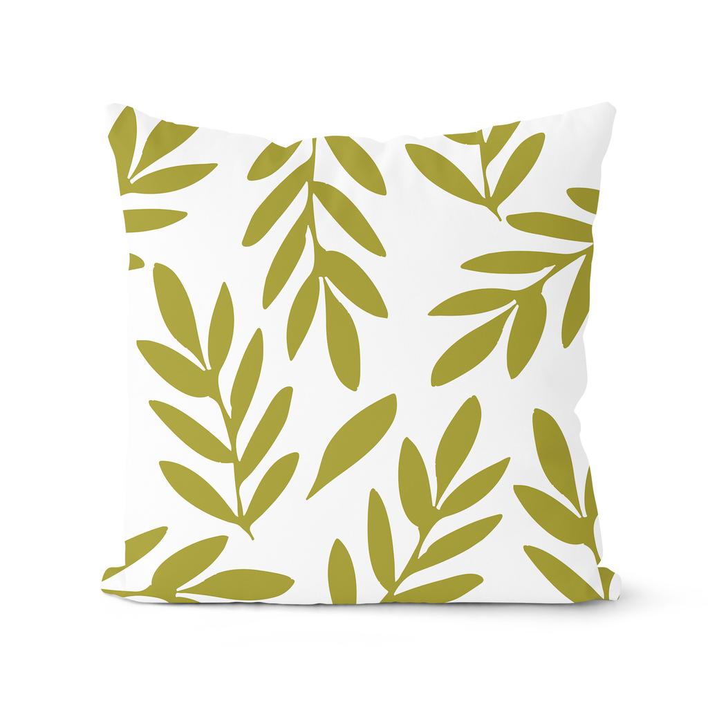 Nordisch Waldgrün Geometrischer Kissenbezug Modern Schlicht Home Modellzimmer Sofa Kunst Kissen