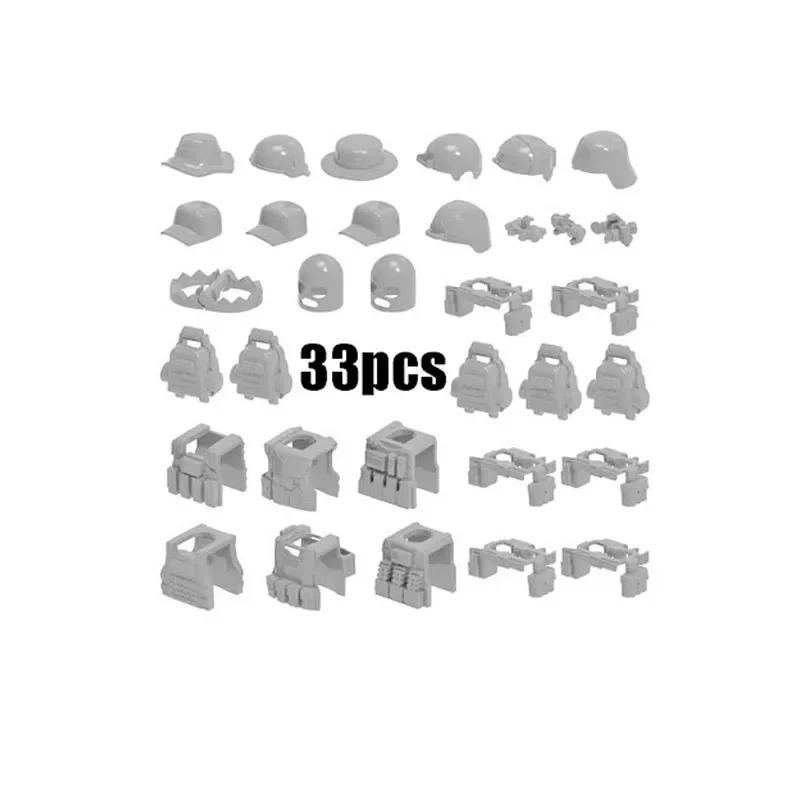Building Blocks Weapons Accessory Soldier Digital Gift Ninja Sword Mortar Cannon Missile Launcher RPG Toys Mini Brick X006
