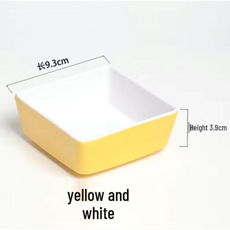 Jijun Commercial Melamine Square Snack Dishes