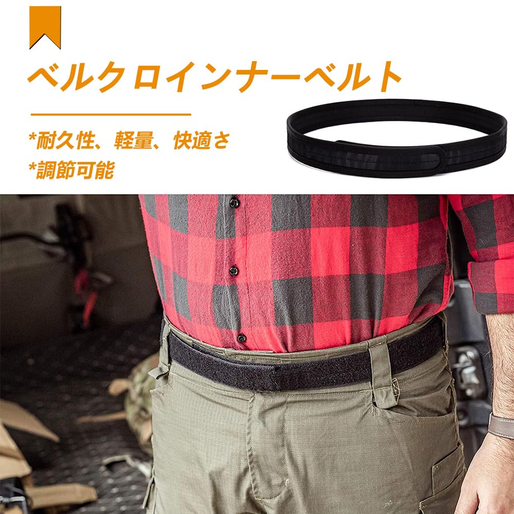 TWINFALCONS Tactical Airsoft Military Belt with Cobra Quick MOLLE for Tactical Work and Equipment Belt, One-Touch Belt, Buckle, Release, Compatible,