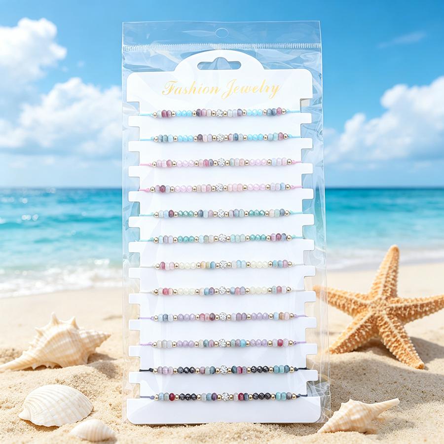 Noter New Bohemian Women String Bracelet Cute Starfish Conch Fish Marine Animals Charm Braslet Beach Vacation Jewelry Versatile