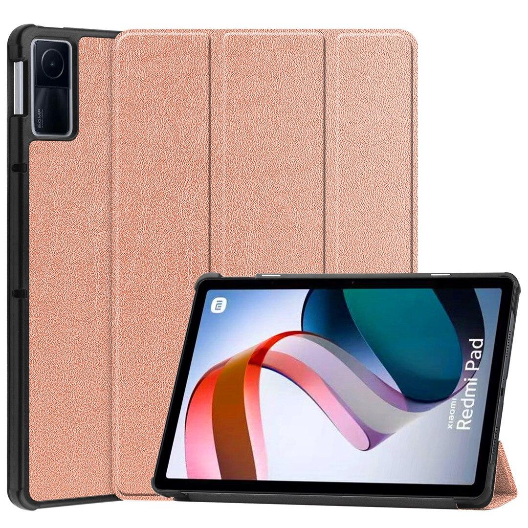 

Чохол для Xiaomi Redmi Pad Tablet Holder 10.6 Inch Folio Flip Stand Tablet Cover for Redmi Pad Funda Smart Case For Xiaomi Redmi Pad 10.6 inch 2022 Redmi Pad 10.6 рожевий колір золота