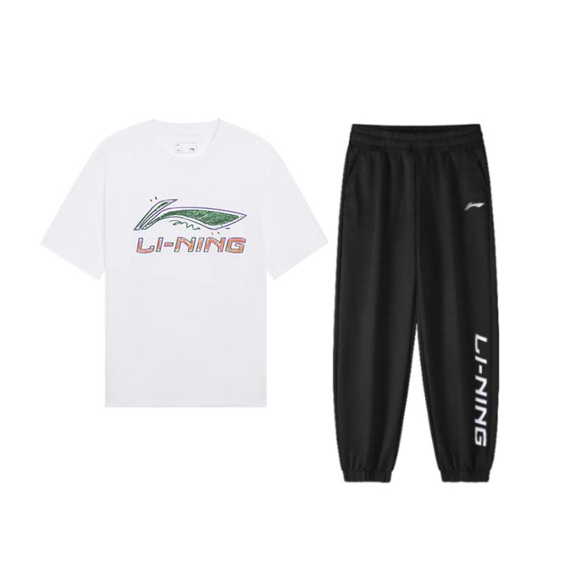 Li Ning Sports Fashion Collection Casual Sportswear Men s AHSUB03-2+YYKU111-1 L