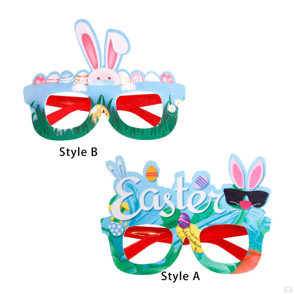 -Glasses , Happy Decorations, Party Favors, -Ears, Eggs, Glasses, Novelty Photo Props,