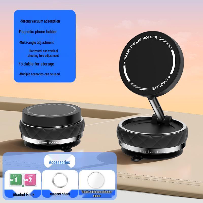 Foldable Magnetic Suction Car Mount & Desktop Phone Holder