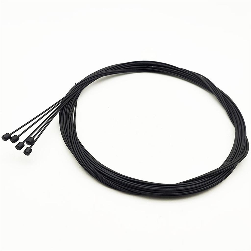 5pack Teflon Coated Gear Shift Cables Durability Teflon Bicycle Gear Cables for Smooth Shifting
