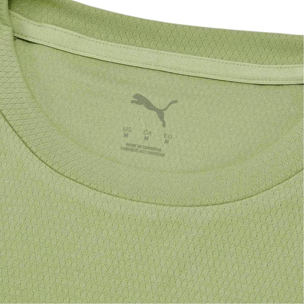 Puma Training Crew Neck Pullover Moisture-Wicking Sports Fitness Short Sleeve Quick-Dry T-Shirt Men Tops Light-Green 689521-40
