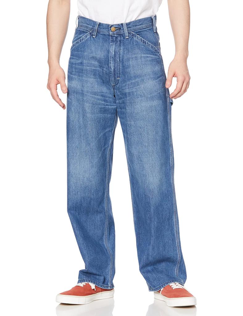 Lee Painter Wide Straight Denim Plus Light Blue Pants, Pants, Sizes, LM7288, Men's,