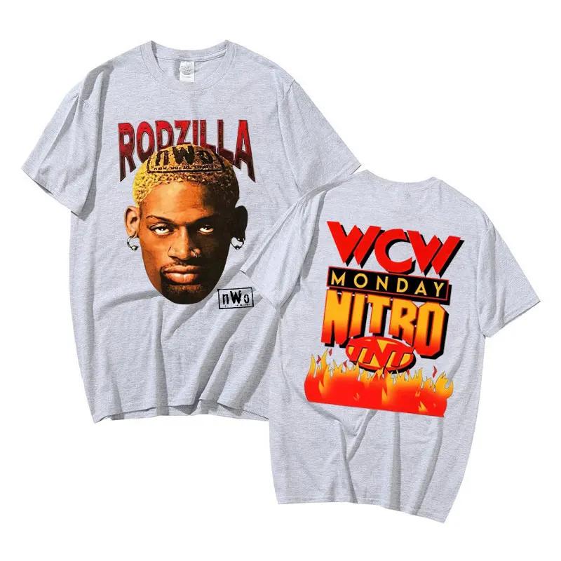 

Limited Dennis Rodman Double Sided Print Tshirt Men Women Hip Hop T Shirt Boys Basketball T-shirt Male Loose Tees Man Streetwear 4XL