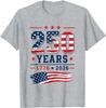 4th of July Shirts USA 250th Anniversary America Flag Patriotic T Unisex T-Shirt