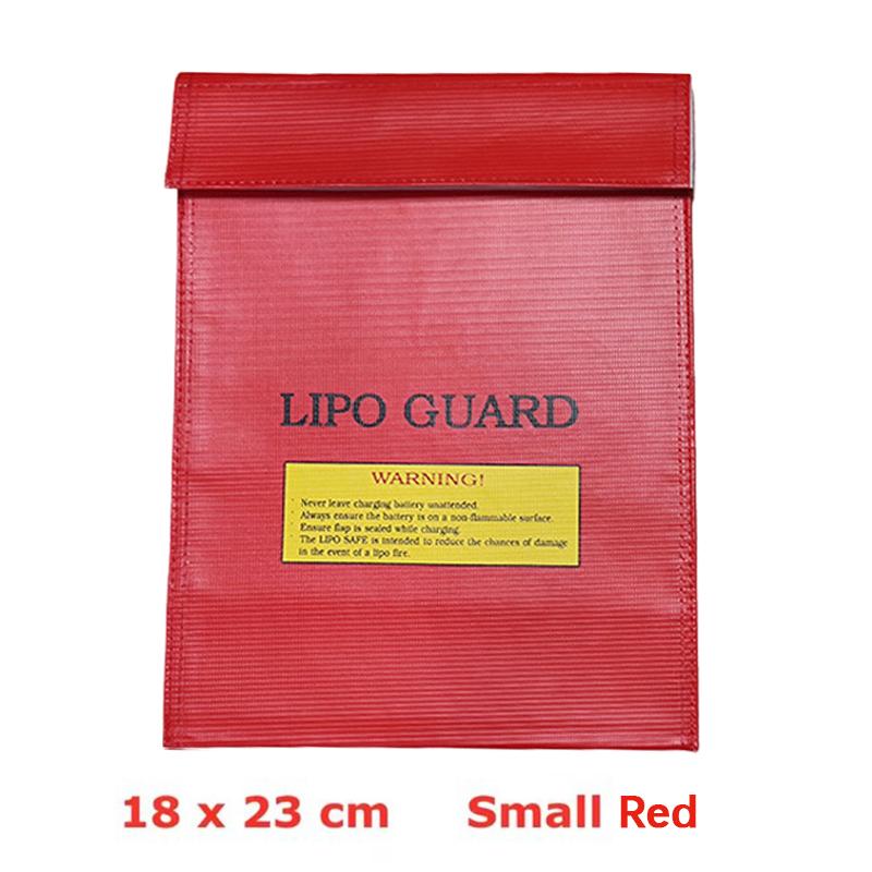 High Quality Fireproof Waterproof Rc Lipo Battery Safety Storage Bag Charge Sack Silver Red Black Car Household Package