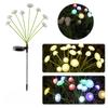 10LED Jellyfish Decoration Lamp IP65 Waterproof Outdoor Landscape Light Jellyfish Sway Lights for Patio Balcony Yard Flowerbed