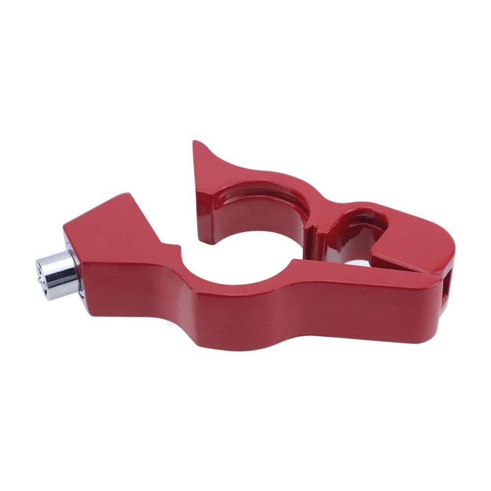 Aluminum Alloy Anti-Theft Grip Lock Red Color Universal Handlebar Lock  For Electric Bike