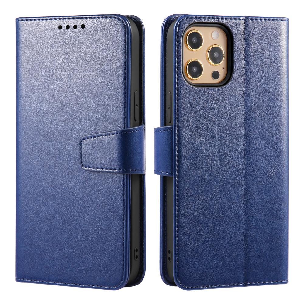 

For iPhone 13 Pro Case Stand Card Holder Wallet Leather Phone Cover Blue