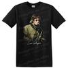 Liam Gallagher Porträt T-Shirt Britpop Musiklegende Sonnenbrille Rauchen T-Shirt