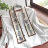 Hair Band Women Tie Hair Silk Scarf Silk Ribbon Headgear Internet Celebrity New Streamer French Long Silk Scarf Small Scarf Hair Strap