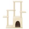 Scratching Post with Sisal Scratching Posts Cream 97.5 Cm