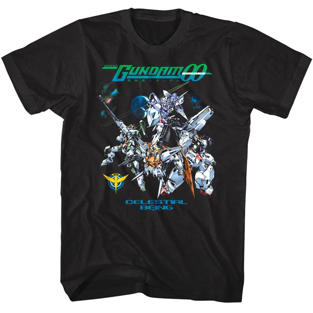 Gundam 00 Celestial Being Men T Shirt Space Planets Attack XXXL
