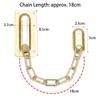 Bolt Safety Guard Protector Hardware Anti-theft Chain Slide Catch Chain Locks Security Door Chain