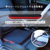 L CC 37cm X 31cm X Car Polyethylene Foam Dr. Cushion, Red, 5cm, Cushion,