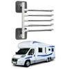 No-Drilling Rotatable Towel Rack With Suction Cup For RV Camper Plastic Stainless Steel Wall-Mounted Storage Rack Accessories