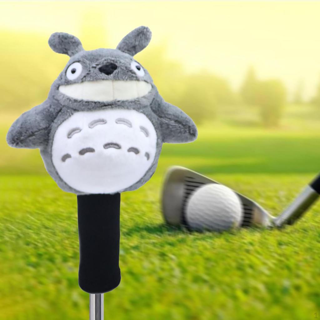 Animal Golf Headcover Funny Elastic Opening Lightweight Cute Club Cover Lotus Leaf