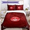 Set Biancheria da Letto Stampato Aberdeen FC 3 Pezzi Copripiumino Traspirante con Federe Biancheria da Letto Decorativa per Camera da Letto Casa
