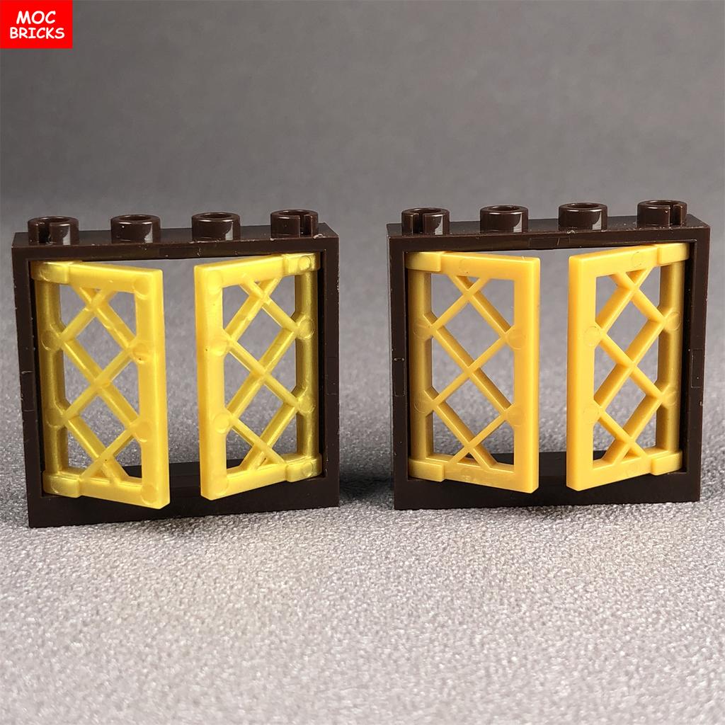 MY OWN CREATION Blocks City Door Windows Add-Ons Building Blocks House Fence Stairs Ladder DO-IT-YOURSELF Parts Toy Ideal For kid