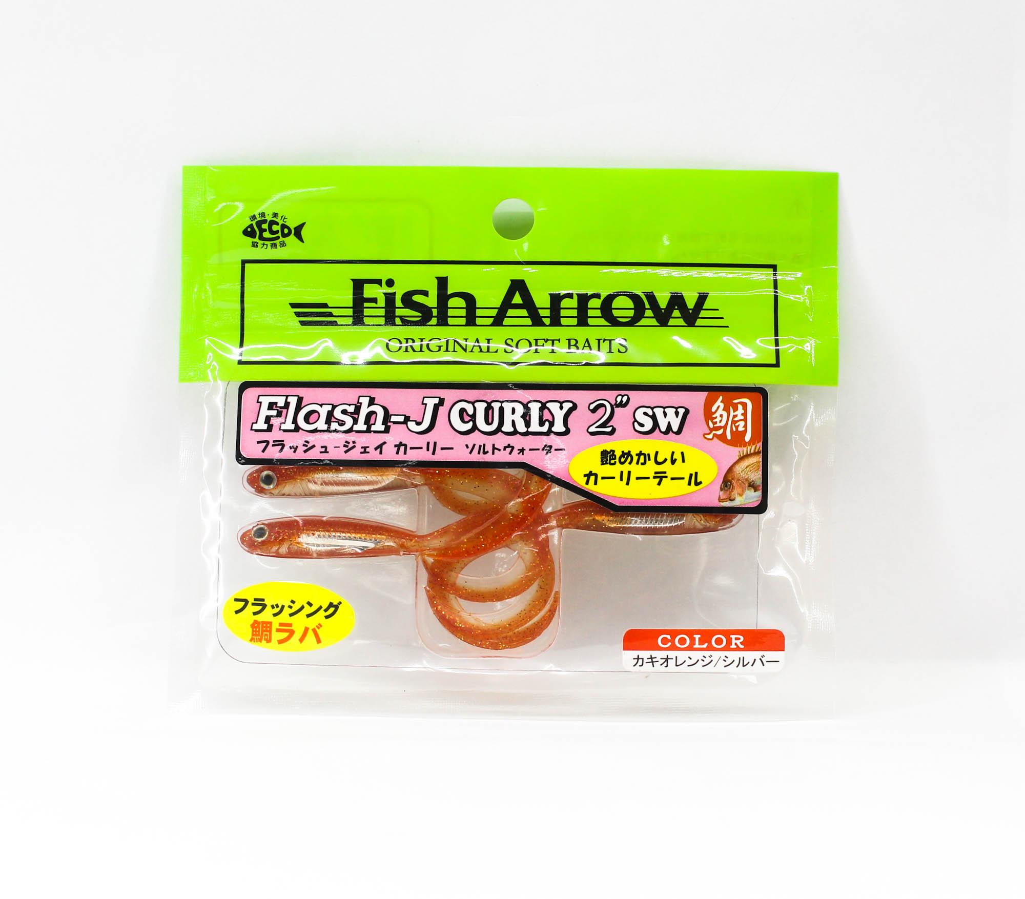 

Fish Arrow Soft Lure Flash J Curly SW 2 дюйма 5 штук в упаковці №138 (2619)
