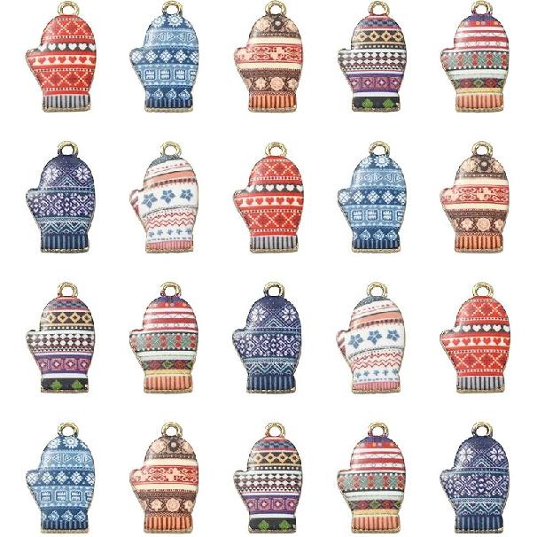 KitBeads 40pcs Enamel Rabbit Charms Mixed Styles Easter Bunny Charms Flower Printed Animal Bunny Rabbit Charms for Jewelry Making Bulk