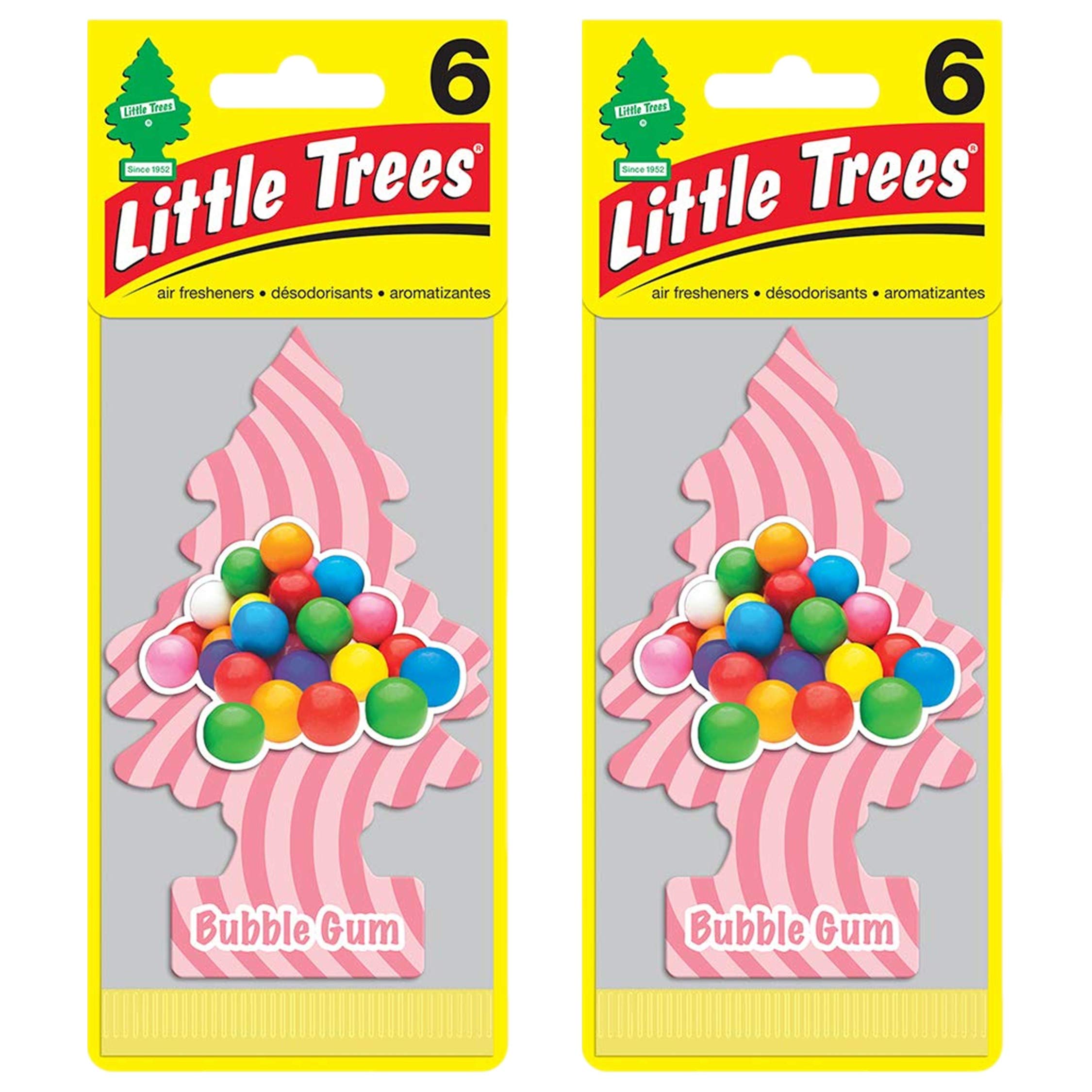 Освежитель воздуха Little Tree 6 шт. [Жвачка] Отличный набор по выгодной цене