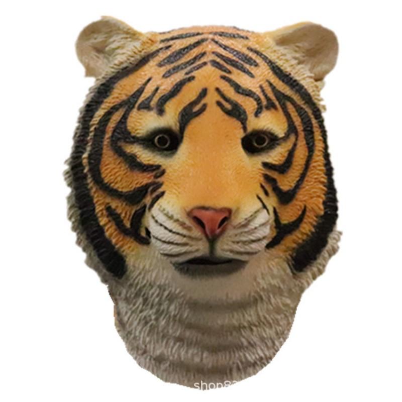 Tiger Mask Halloween Costume Funny Scary Party Cosplay Prop