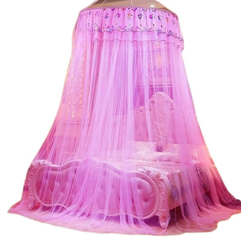 Home And garden Children Bed Mosquito Net Girl Round Bed Tent Mosquito Nets Bed Curtain Bed Canopy For Double Bed Mosquito Net