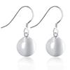Cat's Eye Stone Sterling Silver Earrings - Korean Fashion Jewelry, Christmas Collection