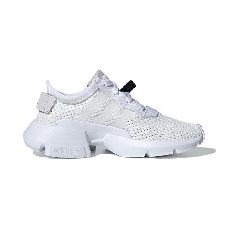 Adidas Originals Pod S3.1 Breathable And Slip Resistant Low top Kids' Running Shoes White Children Aged 3 7 Years Old CG7001