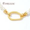 Irregular Jewelry Clasps Findings 18K Real Gold Plated Connectors For Jewelry Fasteners For Bracelets Accessories