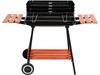Charcoal grill with shelves, grate 53x33cm - W-99911