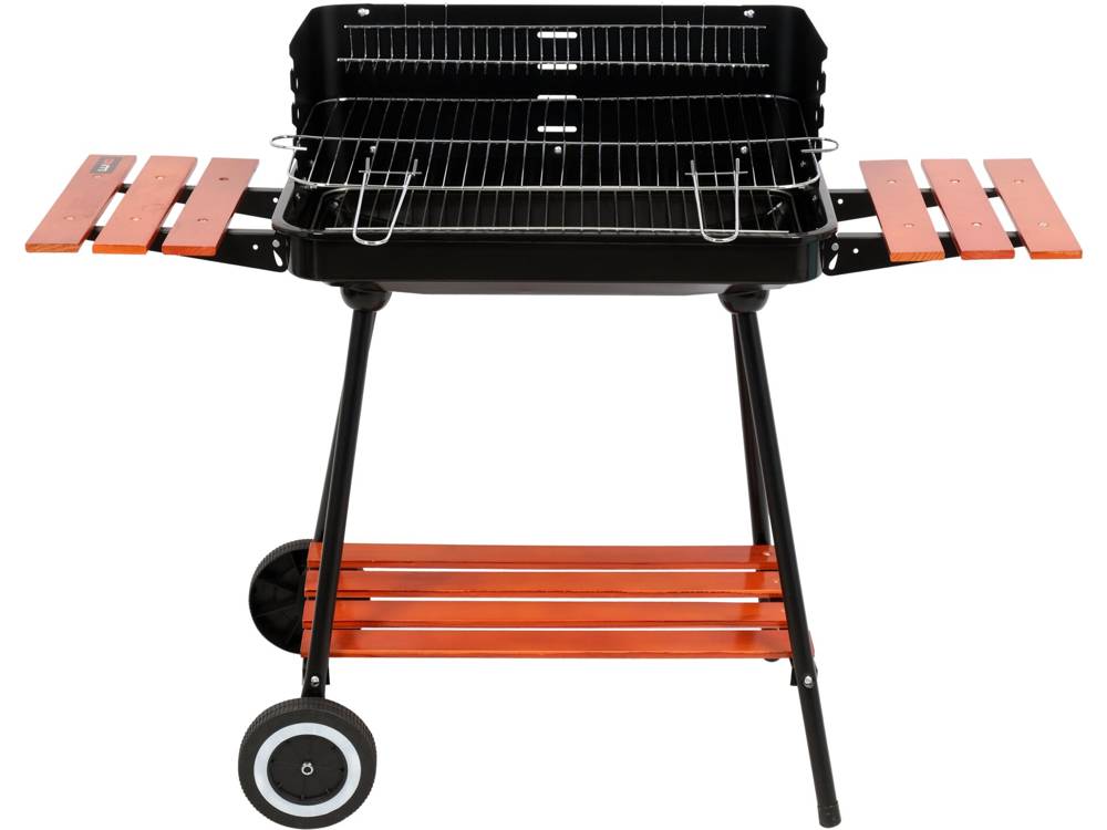Charcoal grill with shelves, grate 53x33cm - W-99911