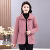 Autumn and Winter Fashi Women's Simple Plush Thickened Warm Loose Cott-padded Jacket Versatile Jacket