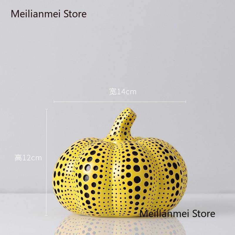 Dekoracja Statua Dyni Dekoracja Pokoju Statuy Żywiczne Dekoracje Biurka Dekoracje Domowe Dekoracje Domowe Statuy Rzeźby Prezent