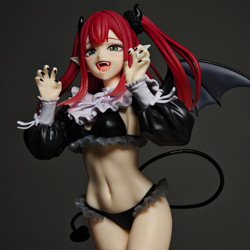 My Dress Up Darling Kitagawa Marin Anime Figure School Uniform Devil Liz Succubus Cosplay Pvc Collectible Model Desktop Decor