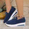 Women’s Slip-On Round-Toe Lace-Up Loafers Flat Casual Shoes