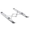 7 level Adjustable Laptop Stand Portable Aluminum Alloy Laptop Stand Foldable Non slip Notebook Holder Silver