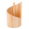 Mountain Paper Towel Holder Wooden Countertop Freestanding Paper Towel Roll Holder Stand for Kitchen Bathroom