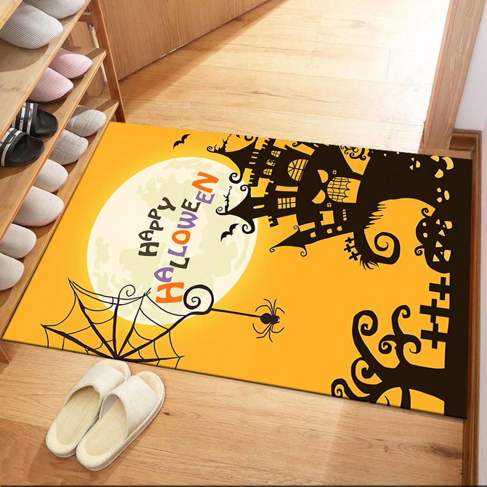 Halloween 81 Floor Mat Design for Hallway Decorate Room Study Room Bedrooms Antislip Carpet Anime Office Decor Perfect Gift for Friends & Family