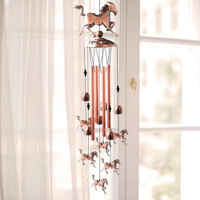 Metall Windspiele Handgemachte Running Horse Windspiel Retro Windspiel mit