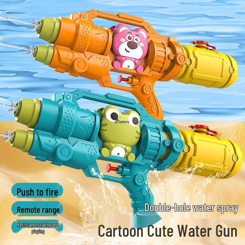 Children's Water Gun Toy: Large Capacity Press-Type Squirt Gun for Boys and Girls Water Play