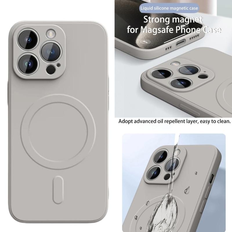 Soft Touching Silicone Case Full Wraparound Protective Cover Guard For Phone Antislip Texture Impact Resistant Structure