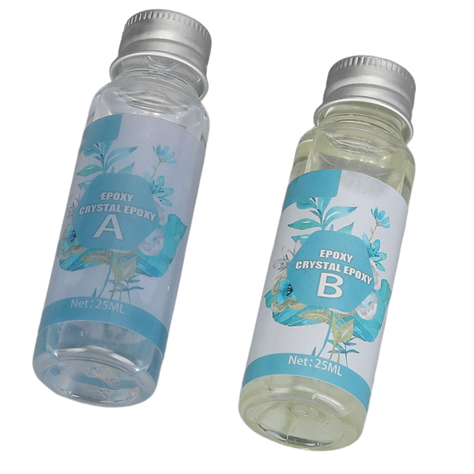

Набор из 4 штук прозрачной эпоксидной смолы AB с отвердителем, быстросохнущая, высокоглянцевая, эпоксидная смола для твердого литья для